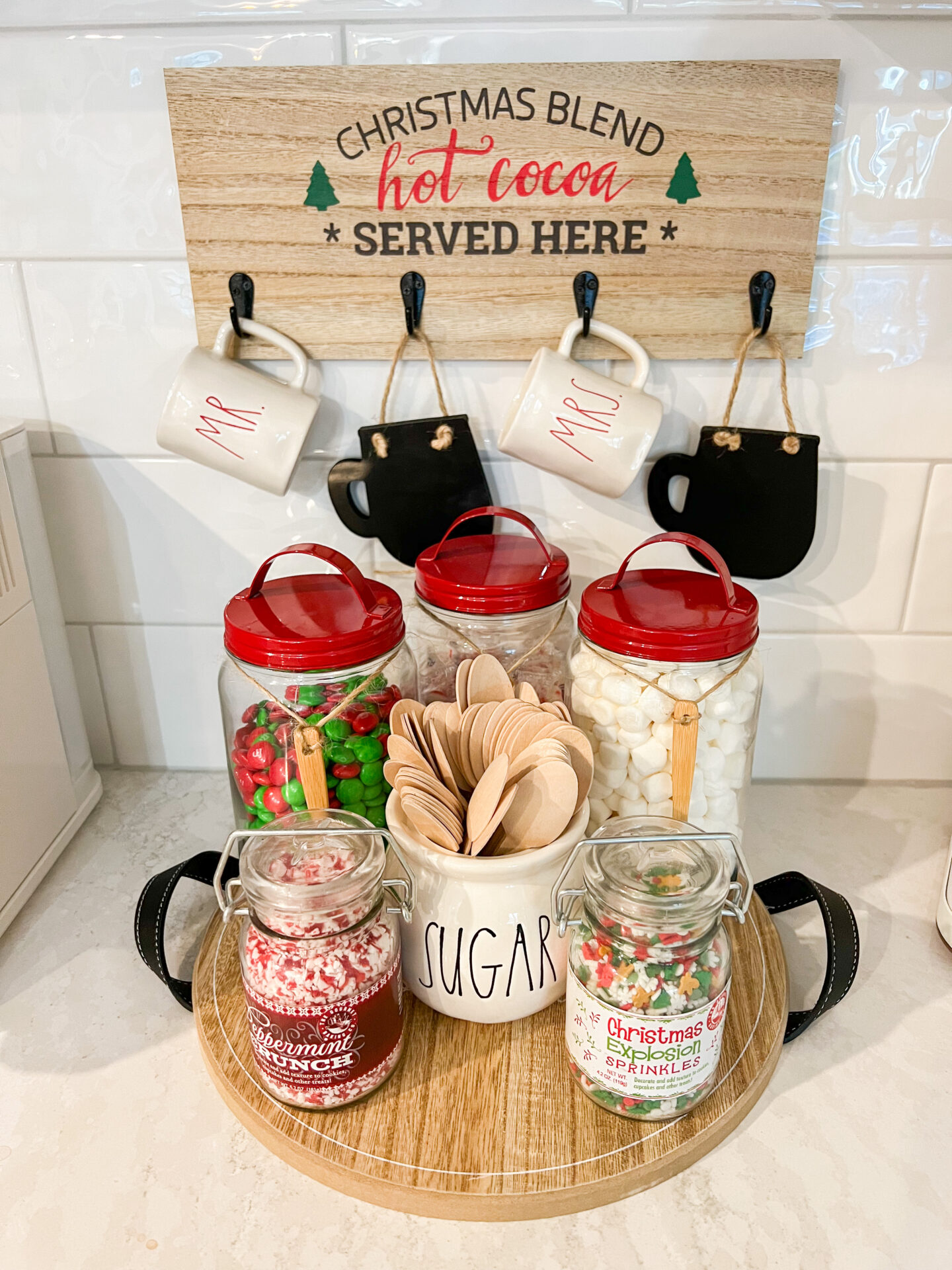 Kitchen Christmas Decor - Coffee & Wine Bar - GatorMOM